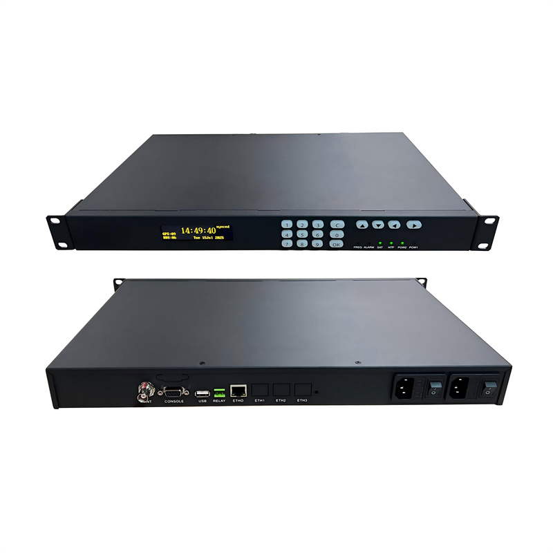 خادم بروتوكول الوقت NTP عالي الدقة لشبكة بيدو GPS مع منفذ LAN واحد