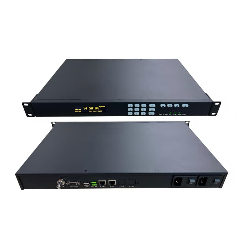 NTP clock server with 2 LAN port